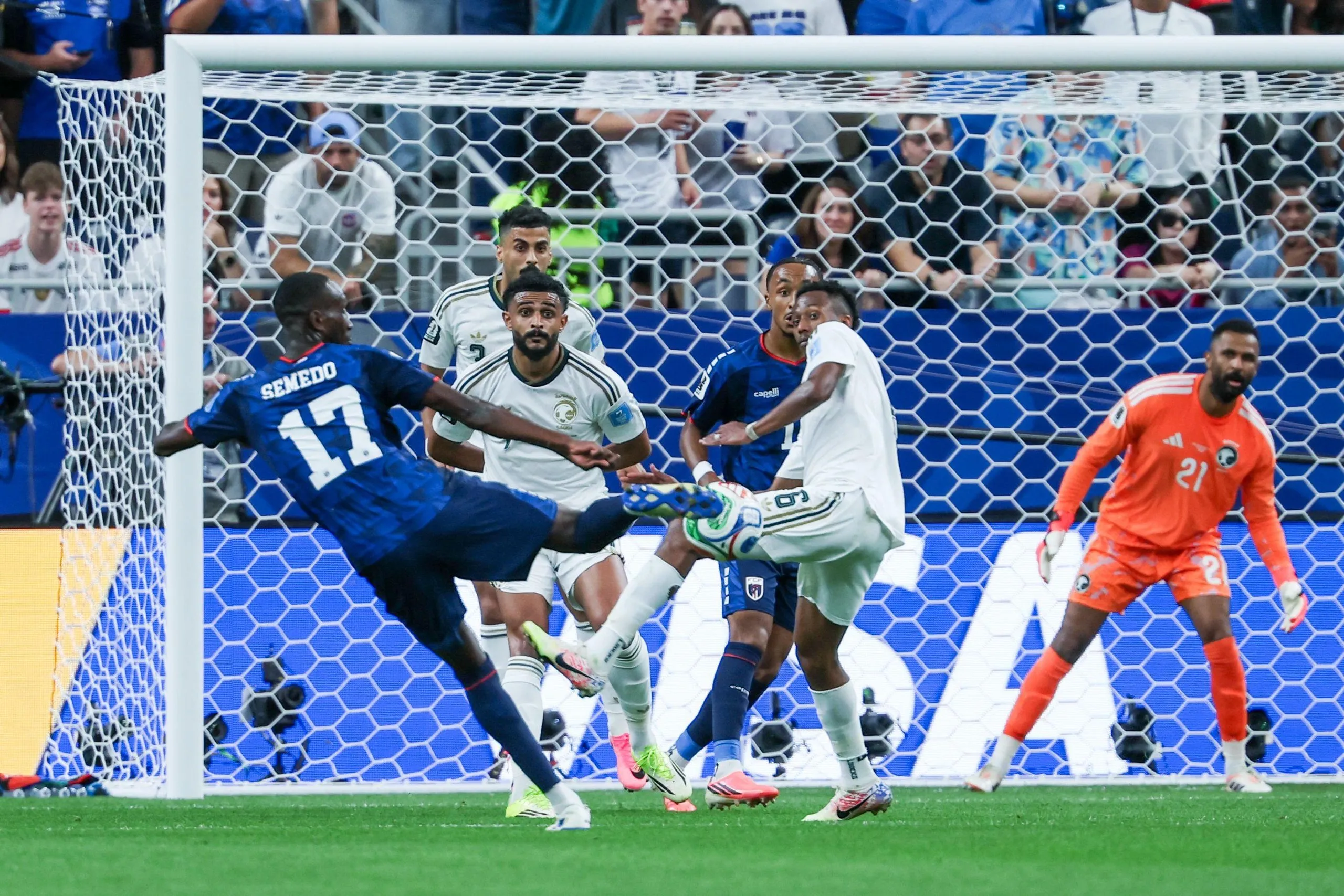 Cape Verde’s Willy Semedo shoots for goal