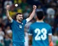 Aymen Hussein z Iraku podczas eliminacji do Mistrzostw Świata
