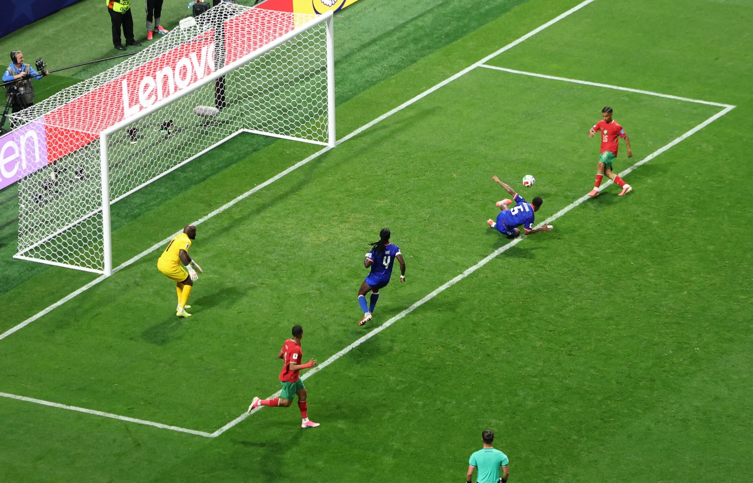Gessime Yassine wraps up the points for Morocco.