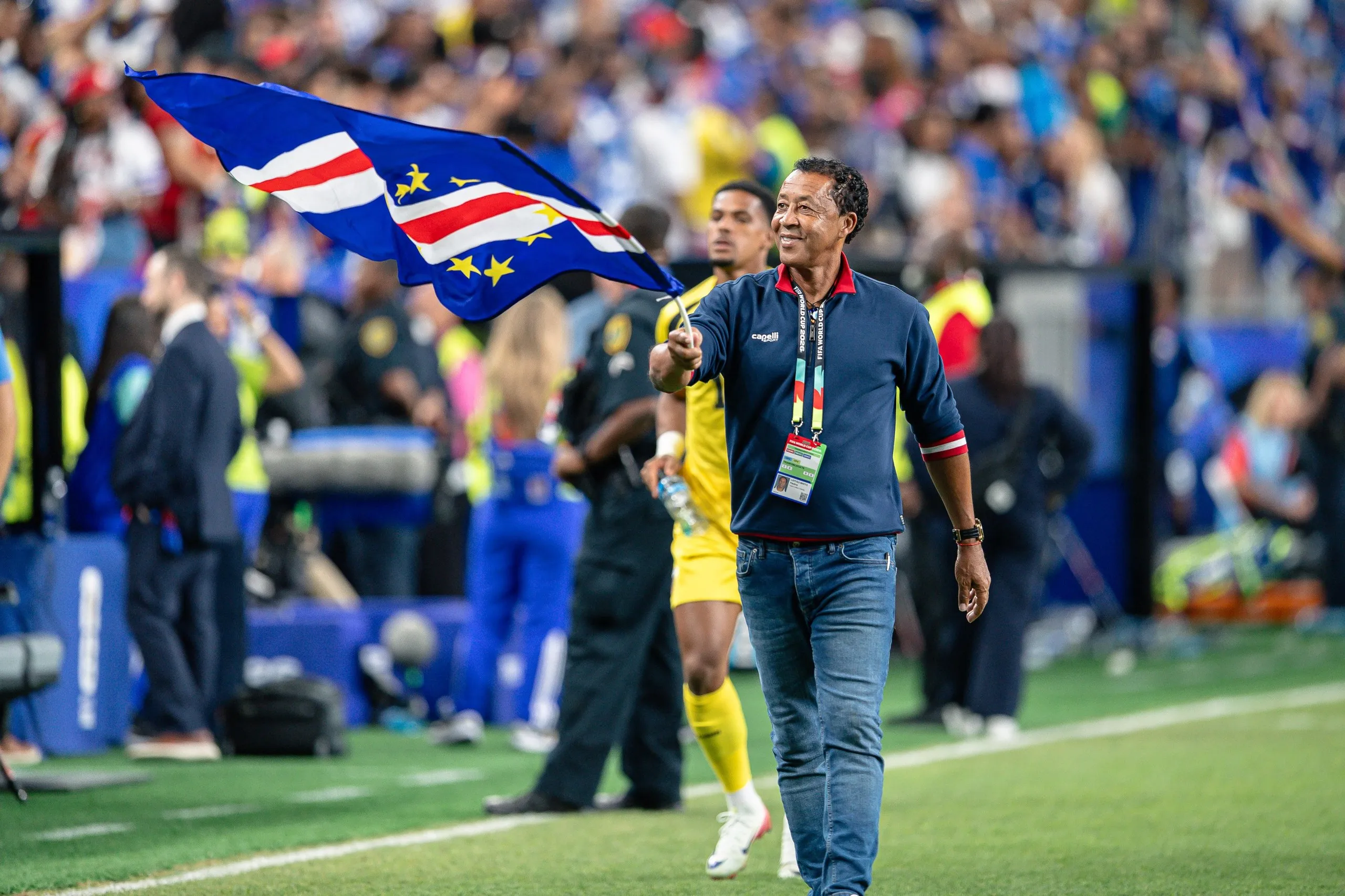 Cape Verde manager BUBISTA celebrates 