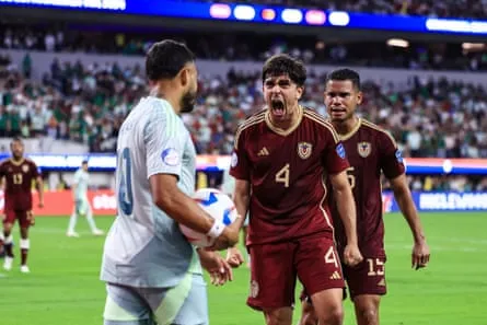 Jon Aramburu z Wenezueli podczas Copa América 2024
