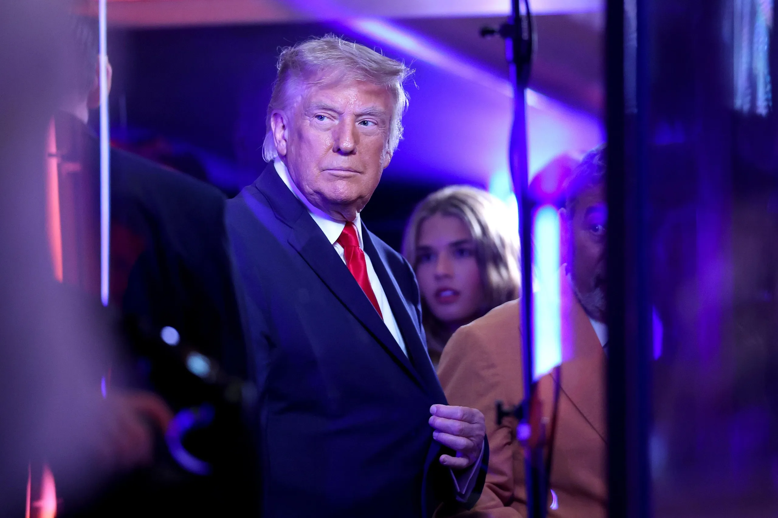 Donald Trump at the NBA Finals in Madison Square Garden
