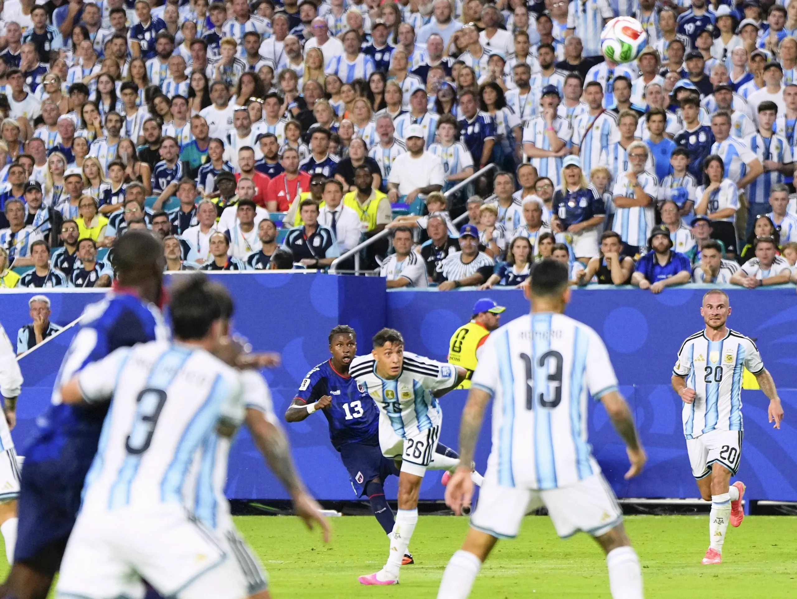 Cape Verde’s Sidny Lopes Cabral scores in the first half of extra time in the World Cup match against Argentina.