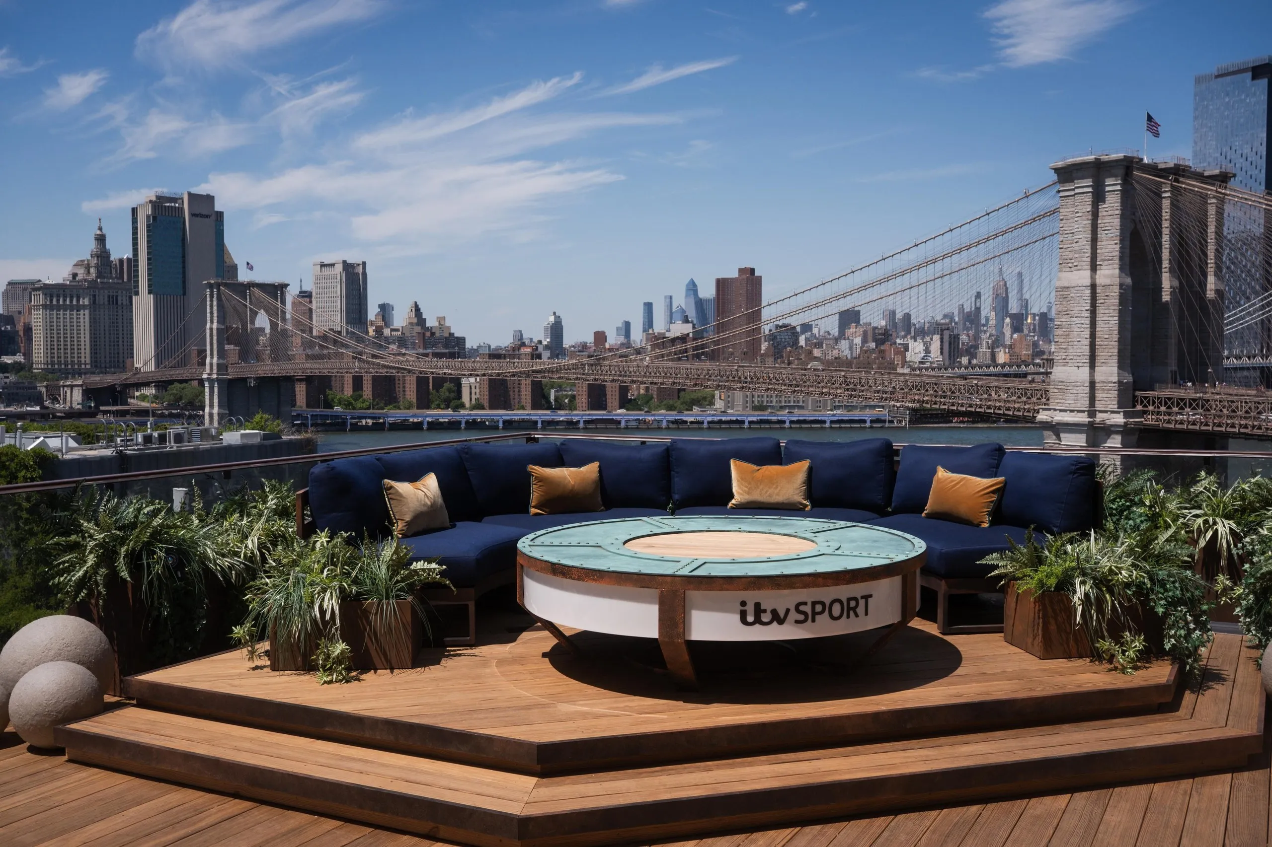 The ITV studio in New York
