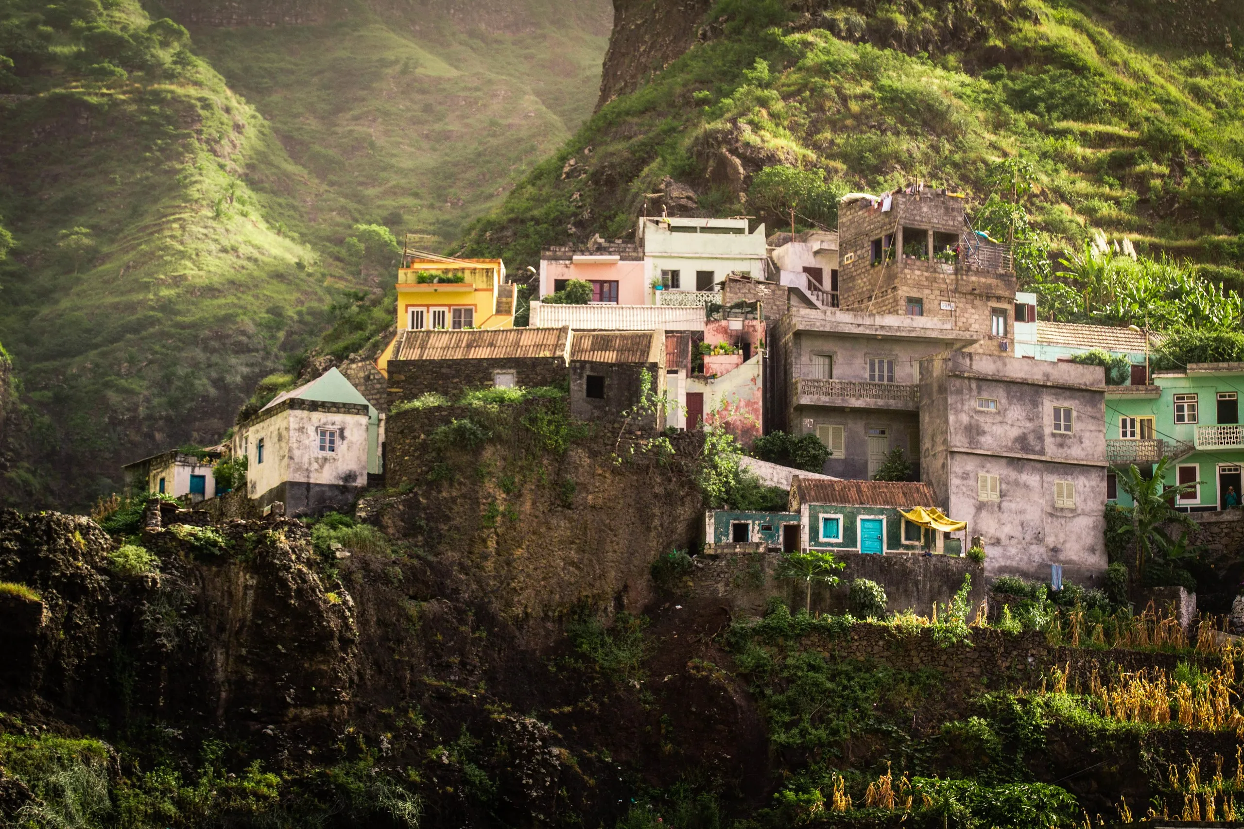 Cape Verde! It has mountains!